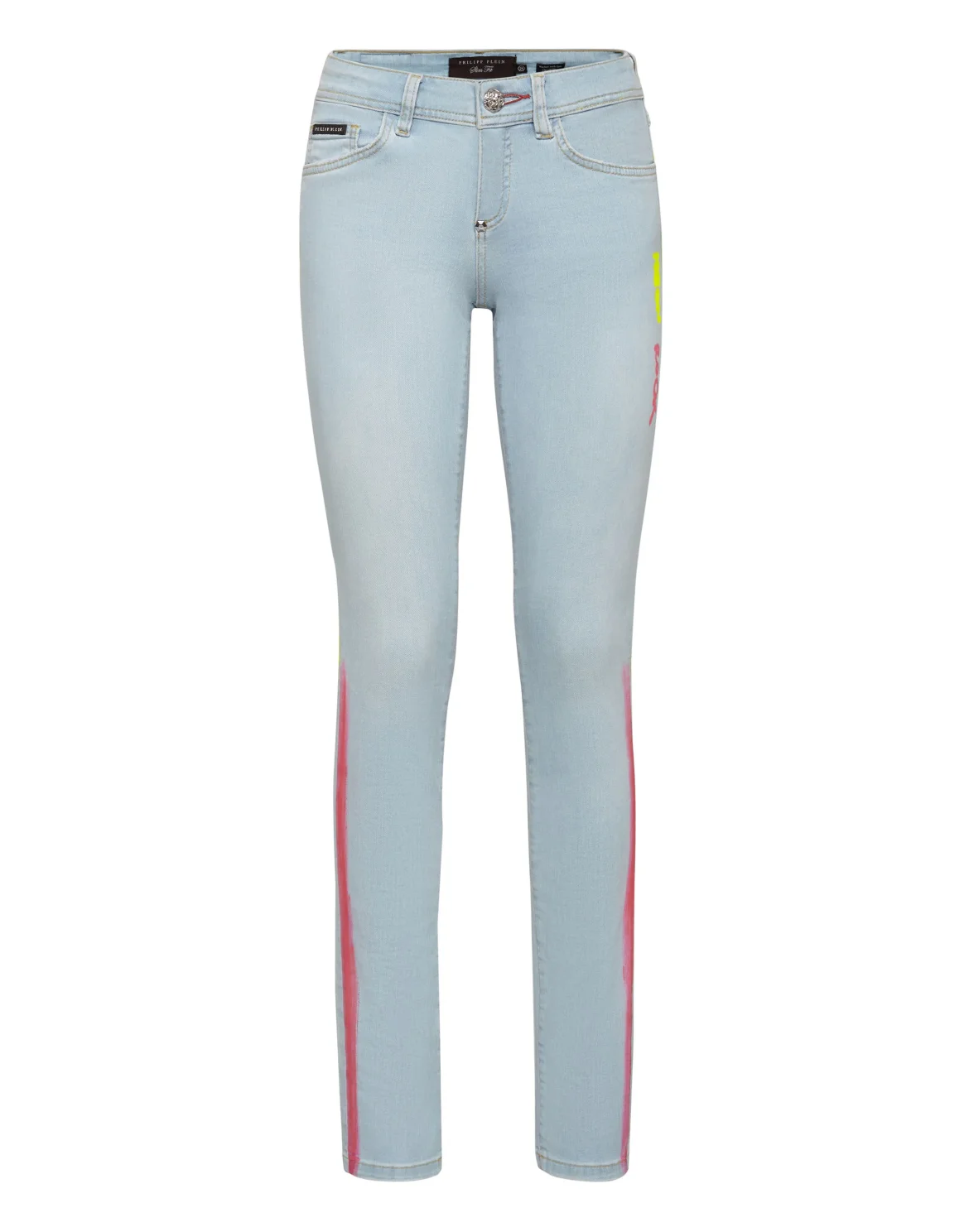 Slim Fit Gothic Plein, цвет: Голубой