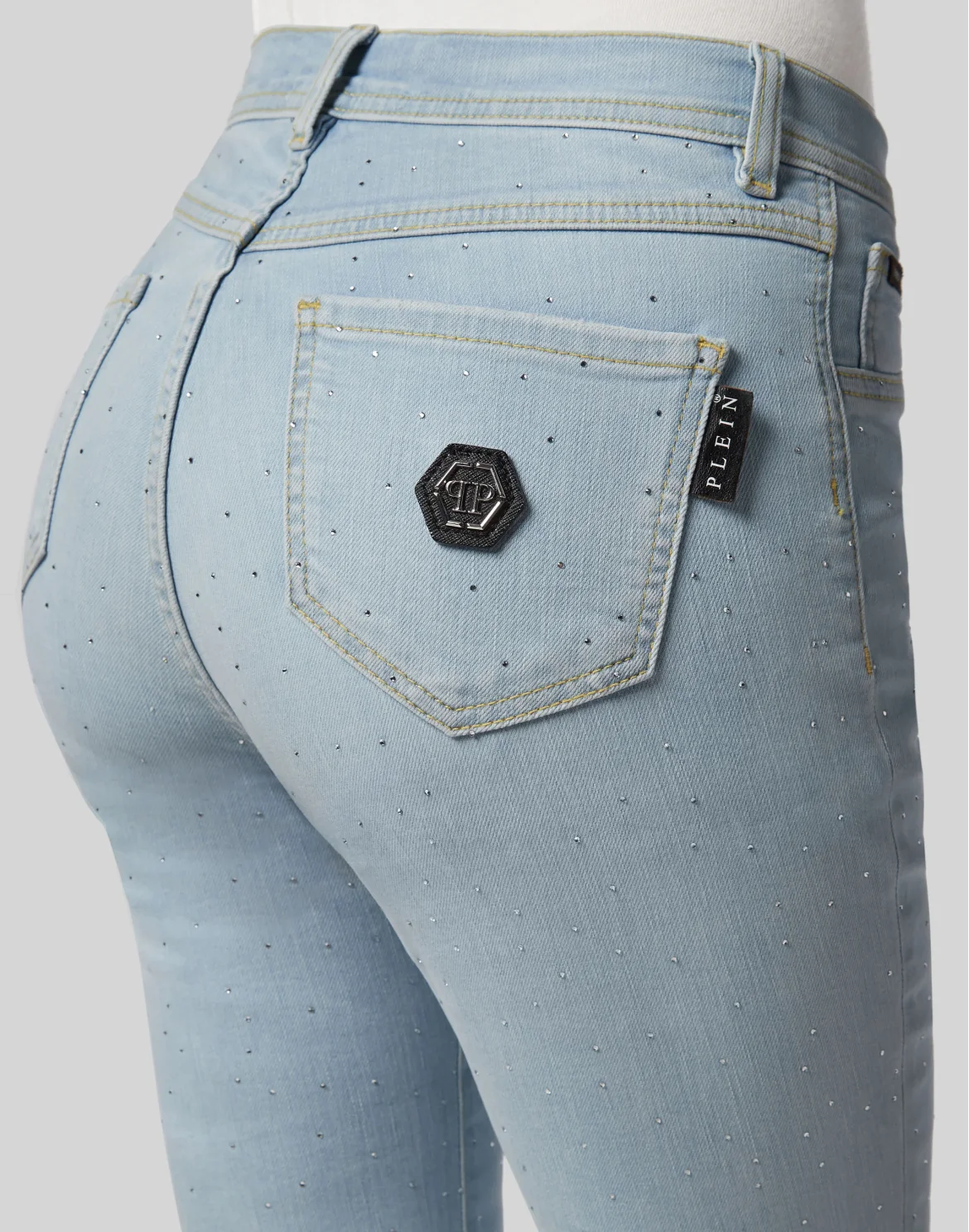 High Waist Jegging Crystal, цвет: Голубой