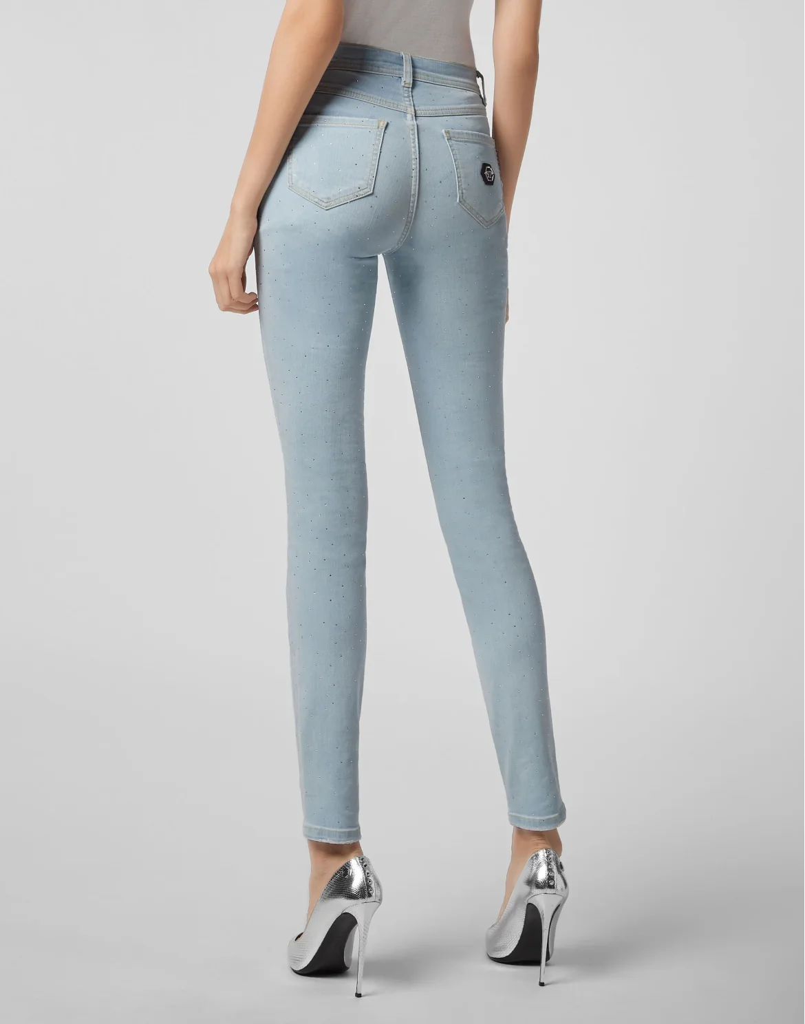 High Waist Jegging Crystal, цвет: Голубой