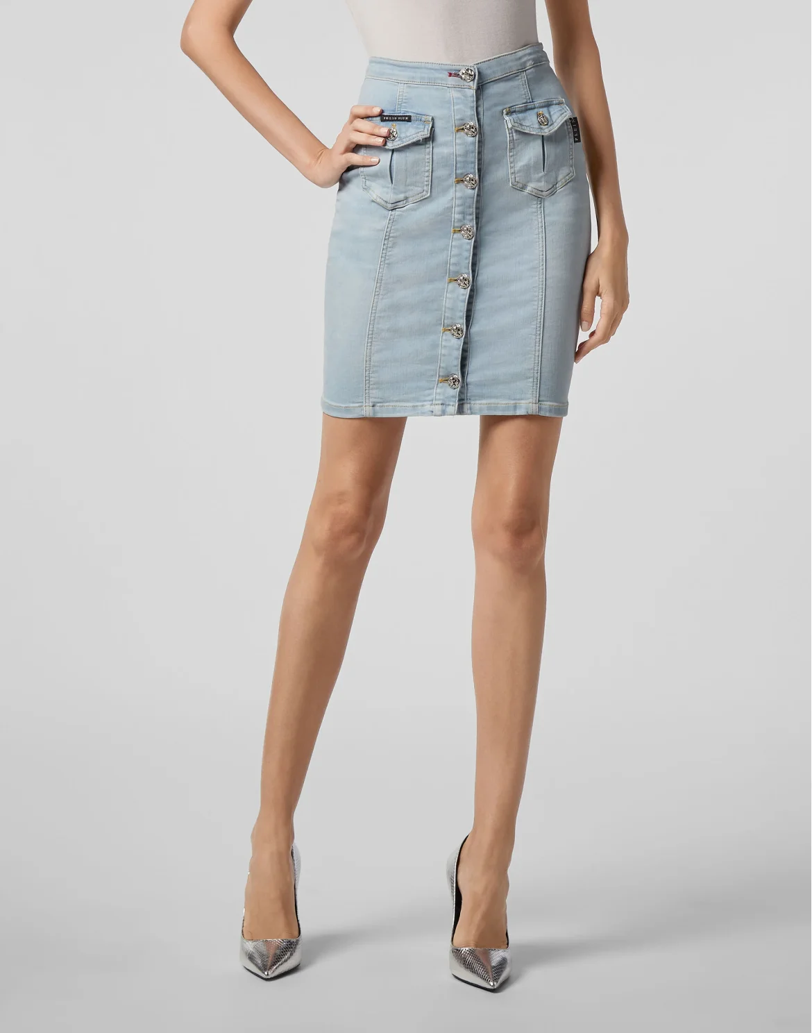 Denim Skirt, цвет: Голубой