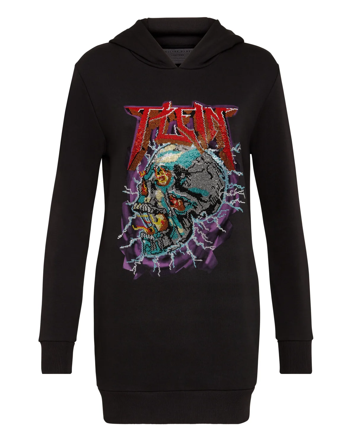 Hoodie sweatshirt Dress Rock PP, цвет: Черный