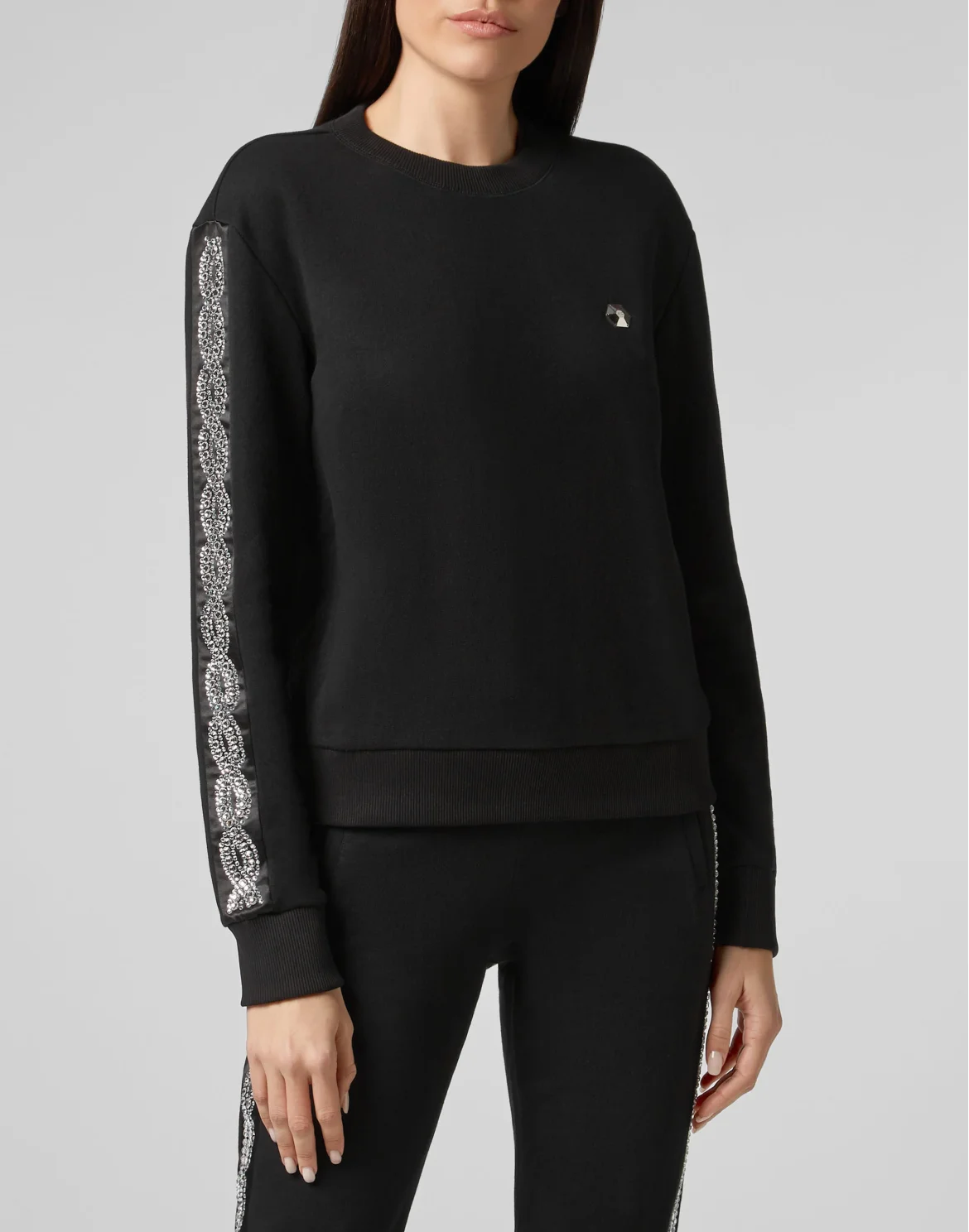 Hoodie sweatshirt Crystal, цвет: Черный