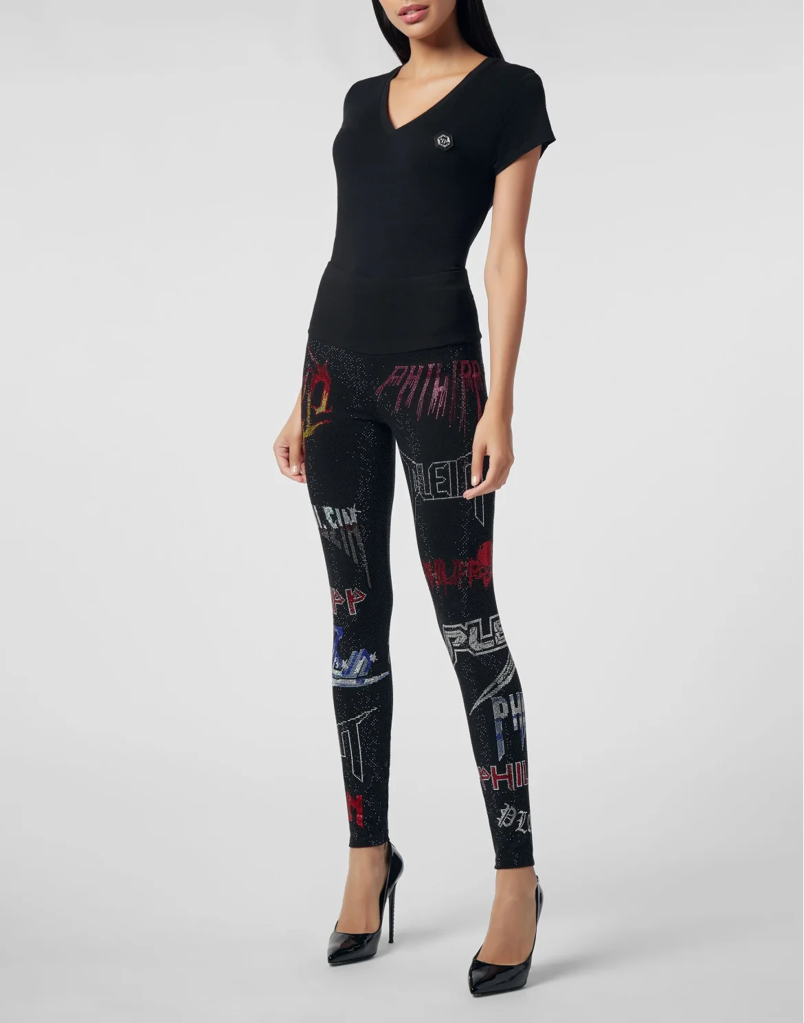 Jogging Leggings Rock PP, цвет: Черный