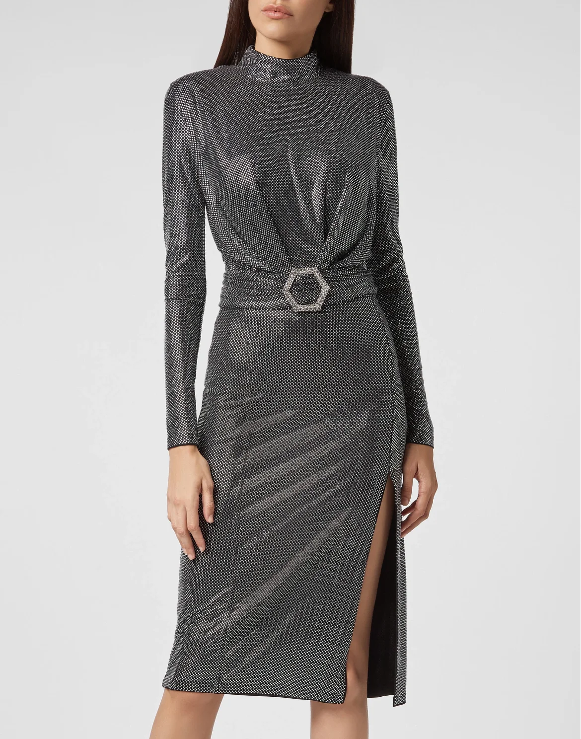 Long Dress Crystal, цвет: Серебристый