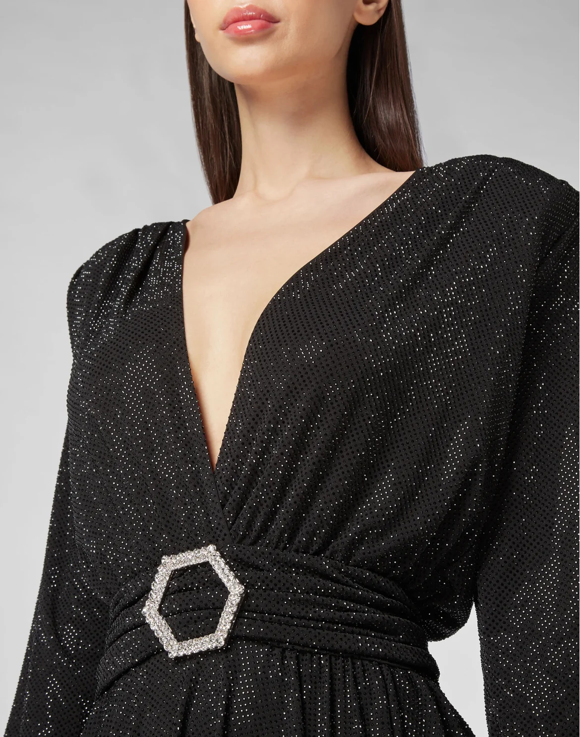 Short Dress Crystal, цвет: Черный