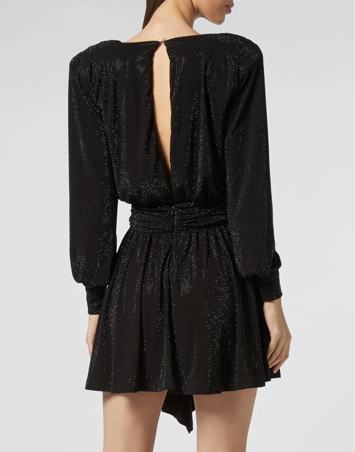 Short Dress Crystal, цвет: Черный