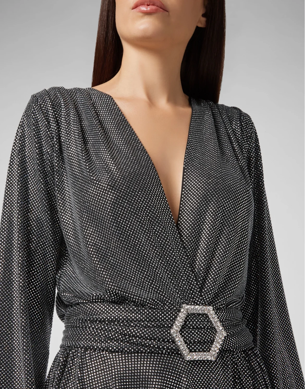 Short Dress Crystal, цвет: Серебристый