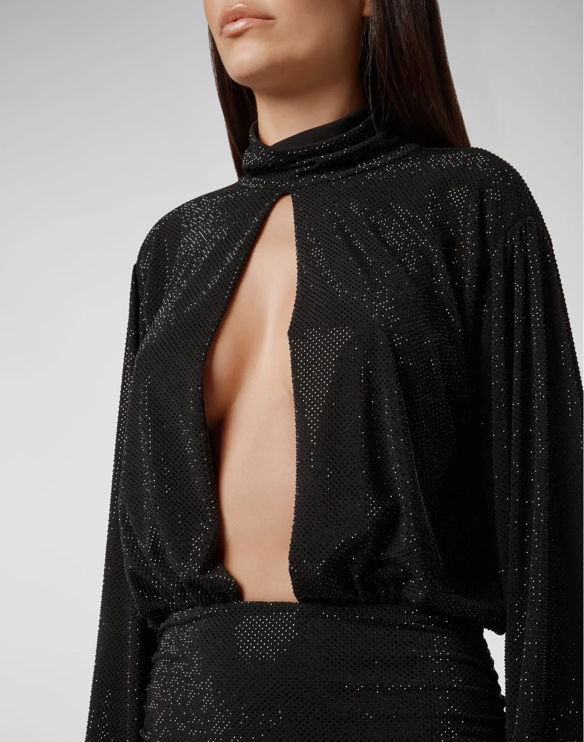 Short Dress Crystal, цвет: Черный