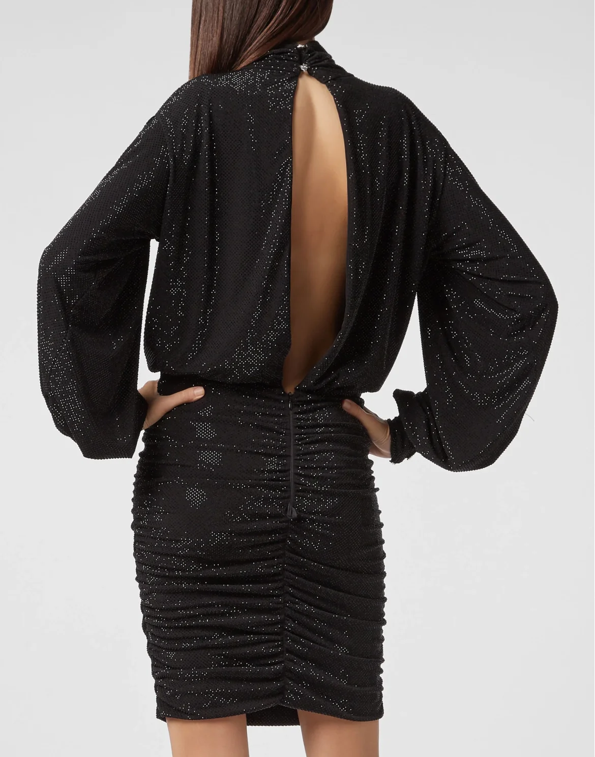 Short Dress Crystal, цвет: Черный