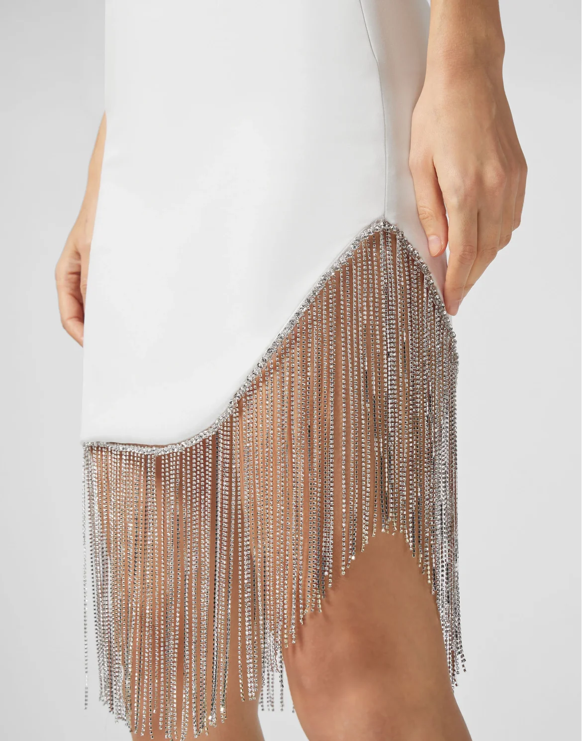Short Skirt Fringe, цвет: Белый