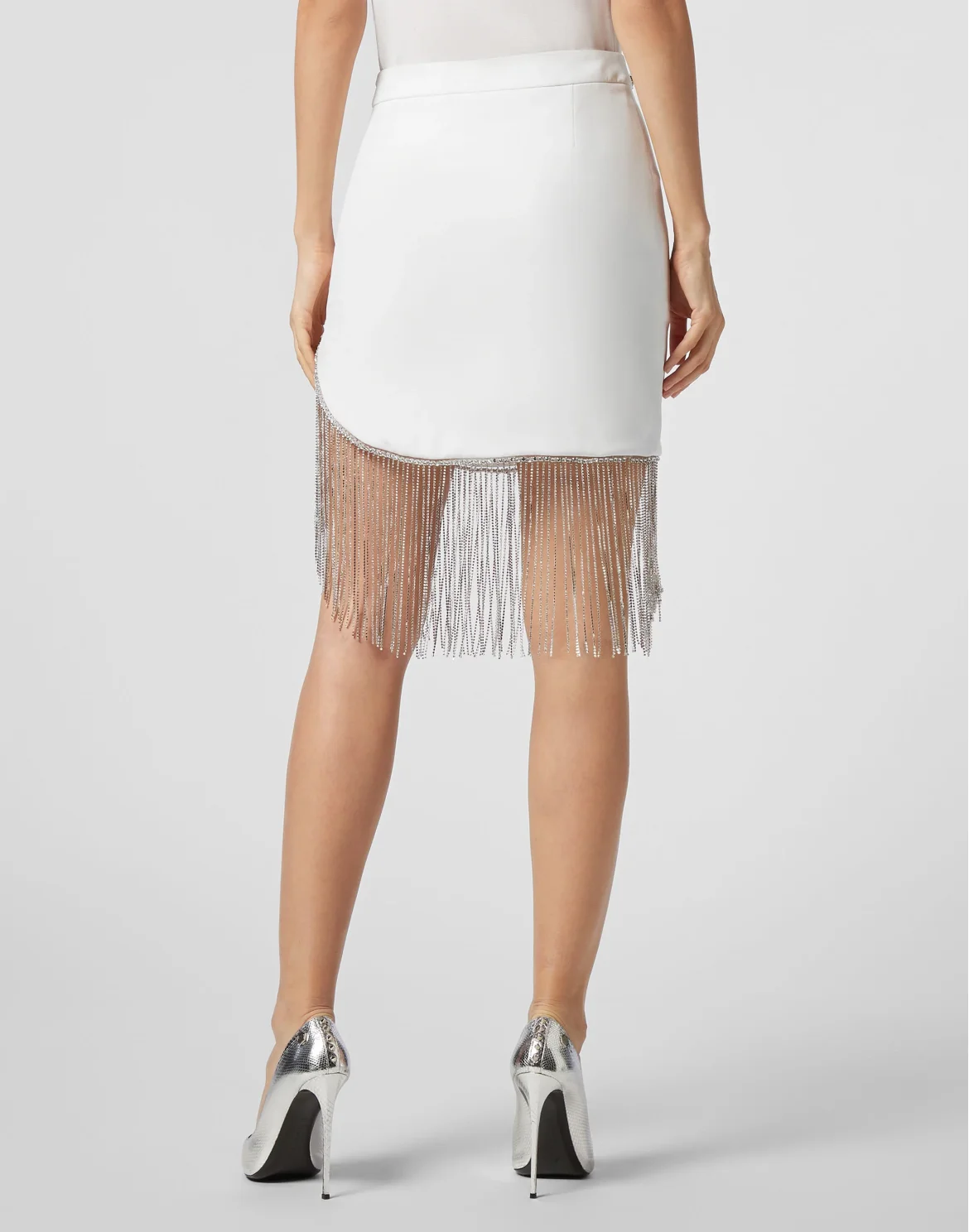 Short Skirt Fringe, цвет: Белый