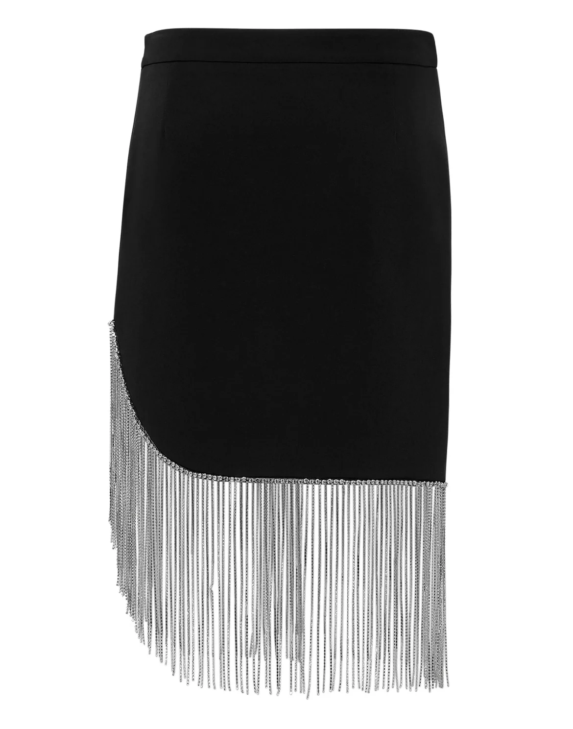 Short Skirt Fringe, цвет: Черный