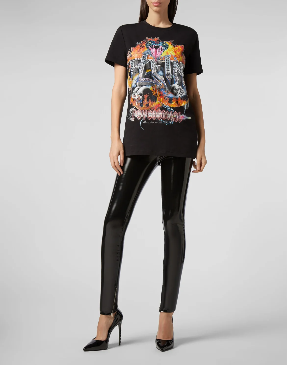 T-shirt Round Neck SS Psychosocial, цвет: Черный