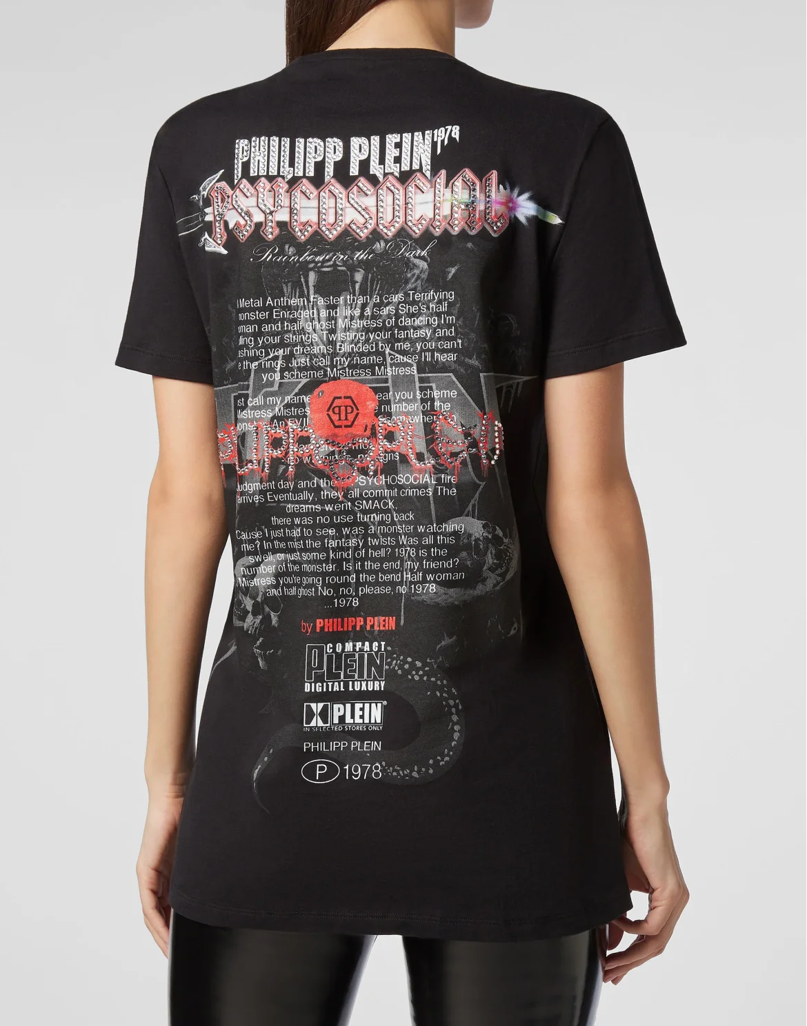T-shirt Round Neck SS Psychosocial, цвет: Черный
