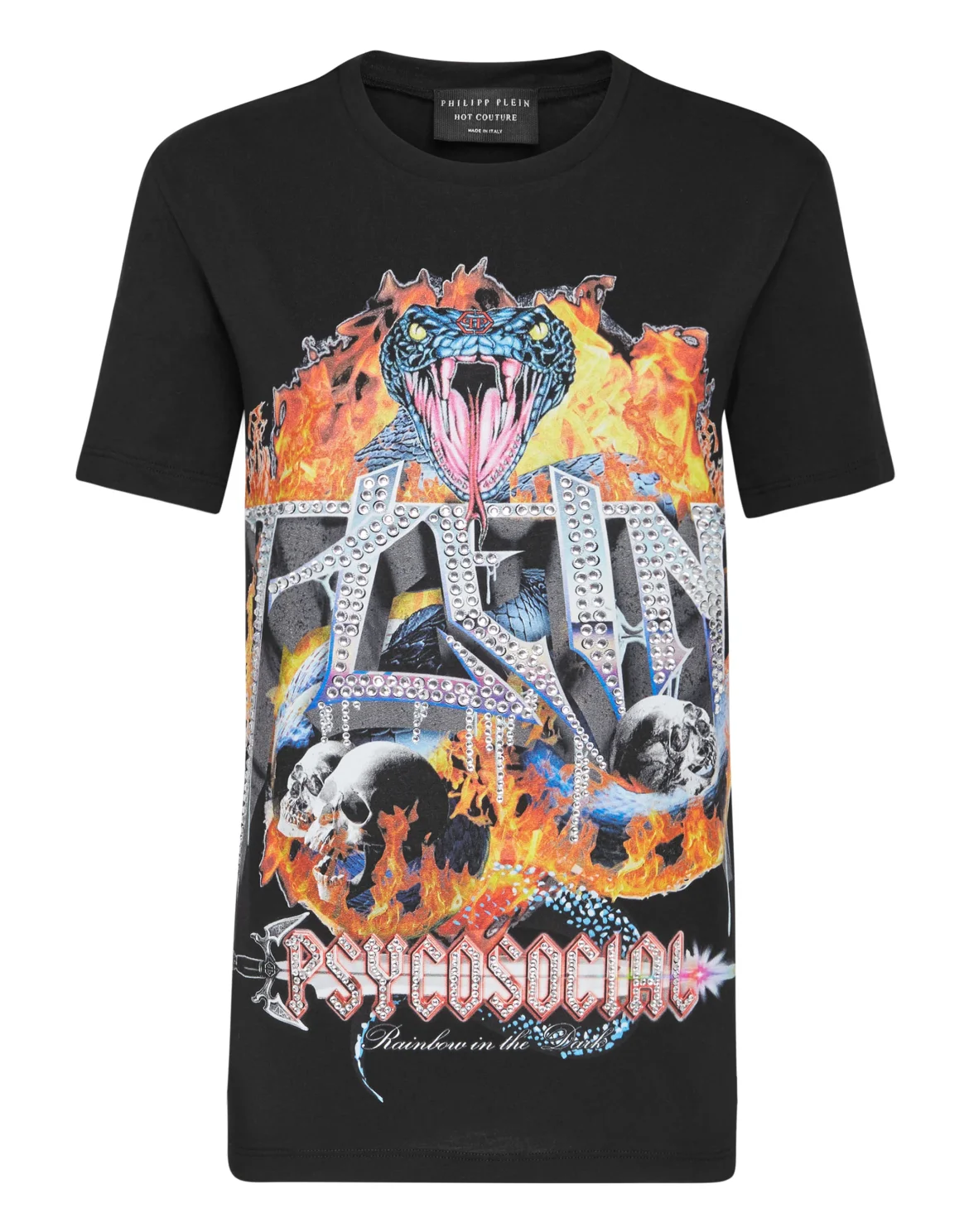 T-shirt Round Neck SS Psychosocial, цвет: Черный