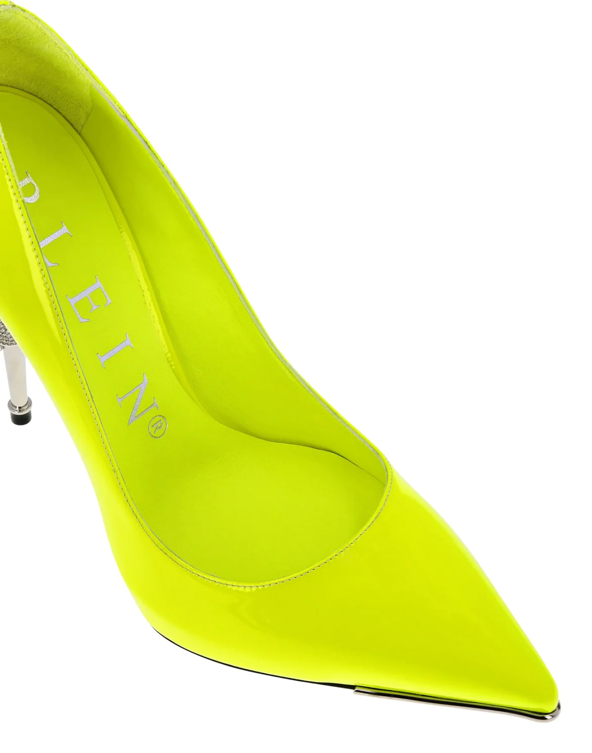 Patent Leather Decollete Hi-Heels Studs, цвет: Желтый