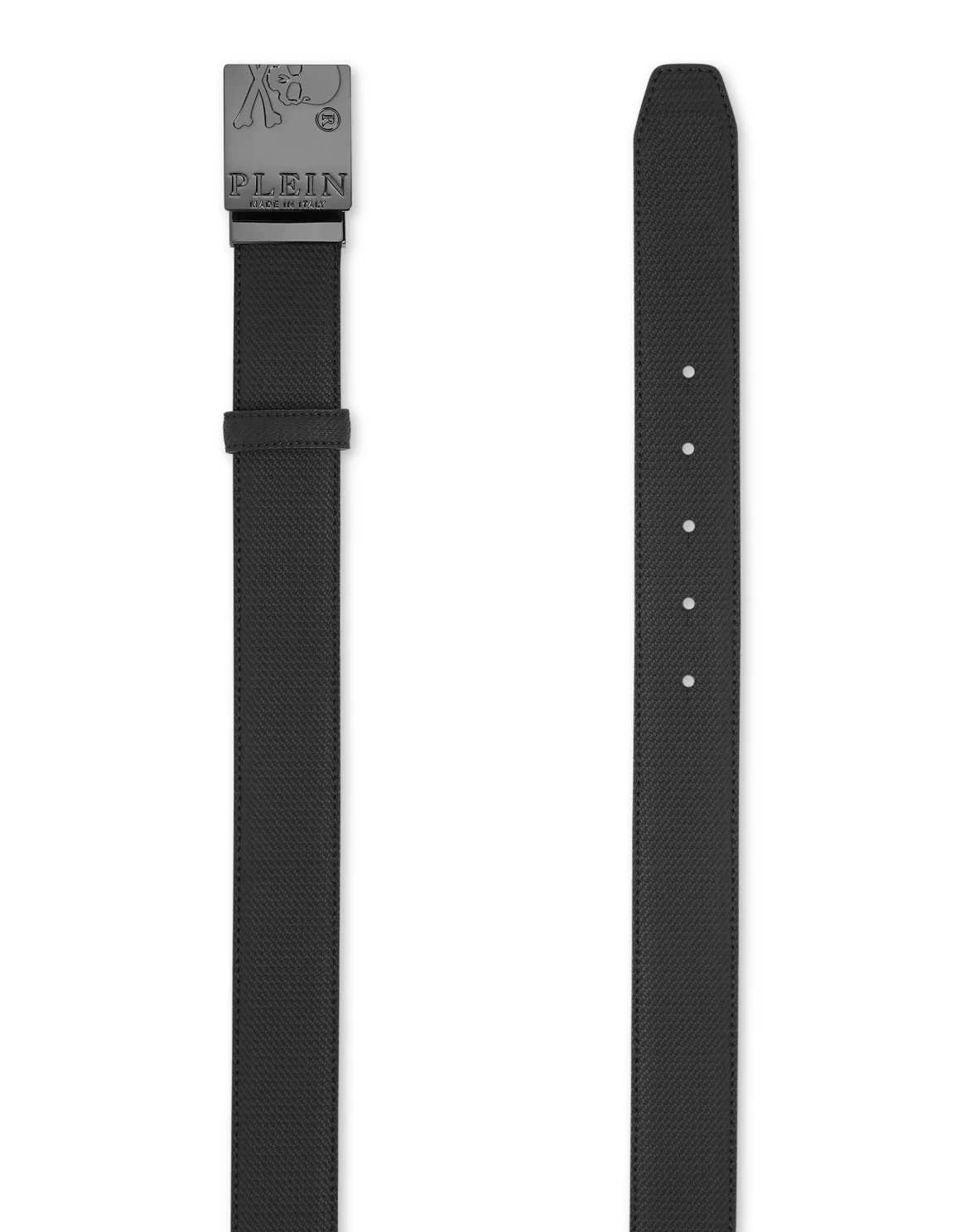 Leather Belt Skull and Plein, цвет: Черный