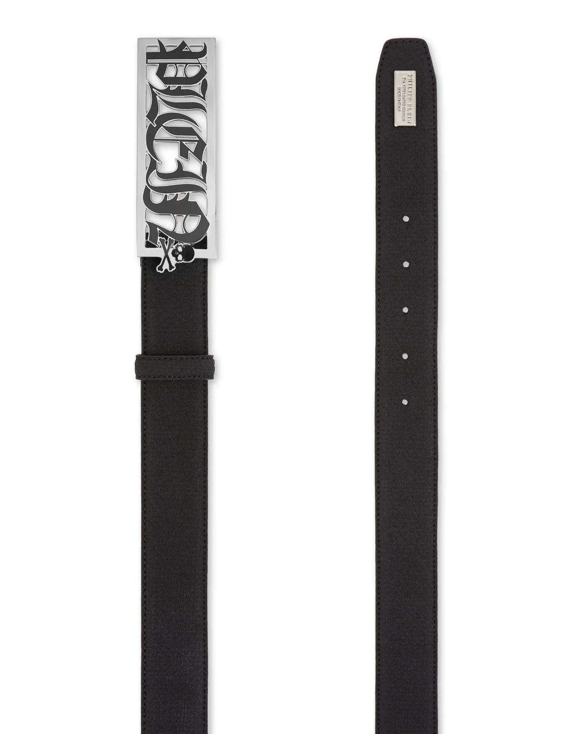 Leather Belt Philipp Plein TM, цвет: Черный