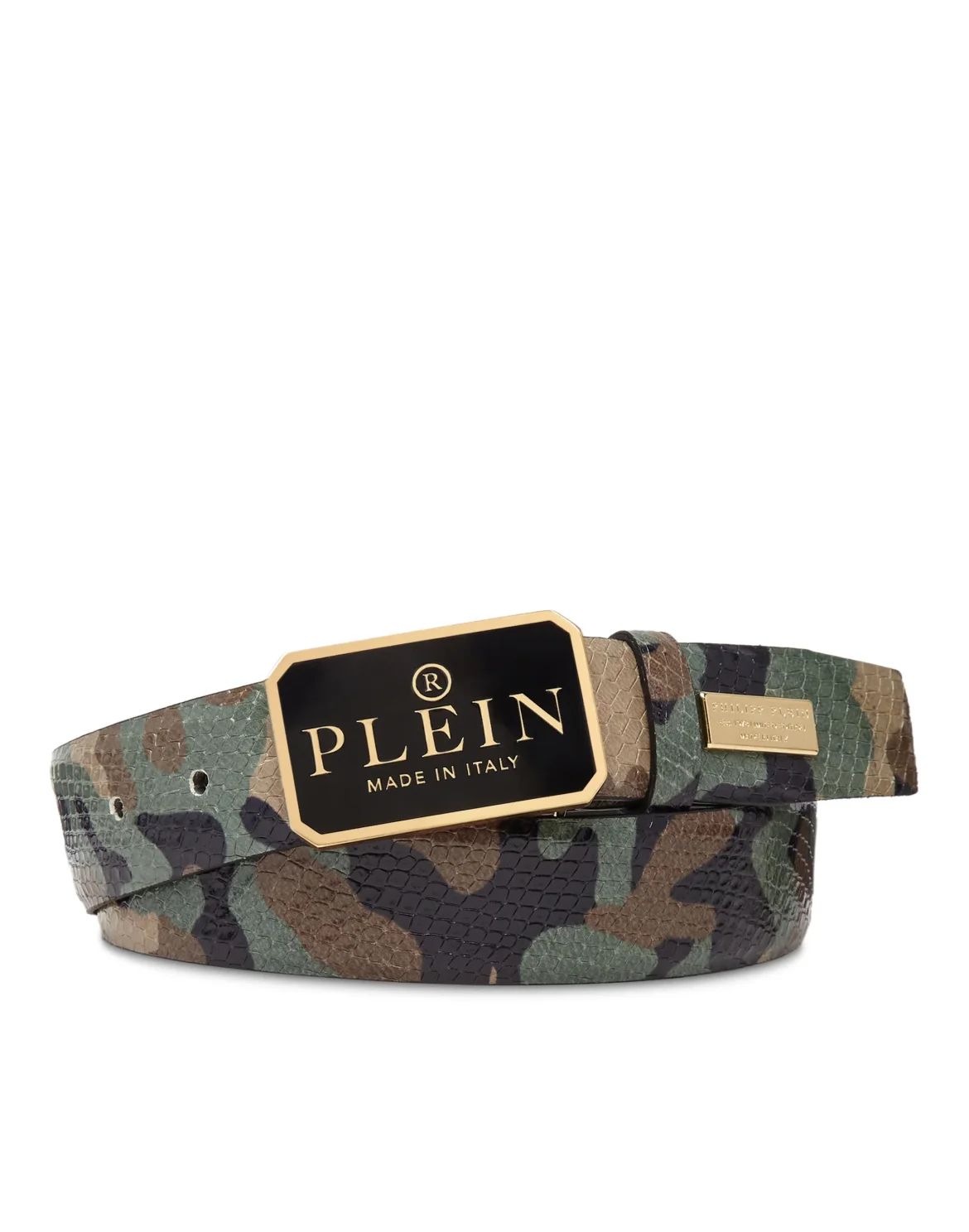 Leather Belt Philipp Plein TM, цвет: Черный
