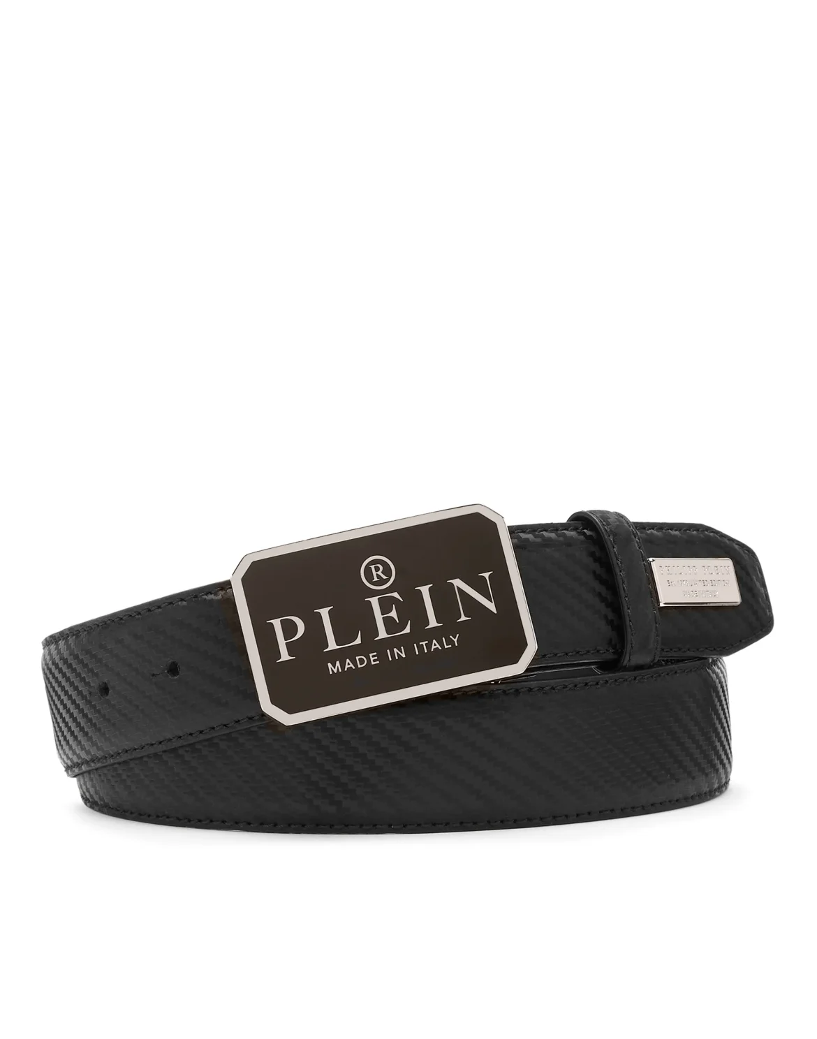 Leather Belt Philipp Plein TM, цвет: Черный