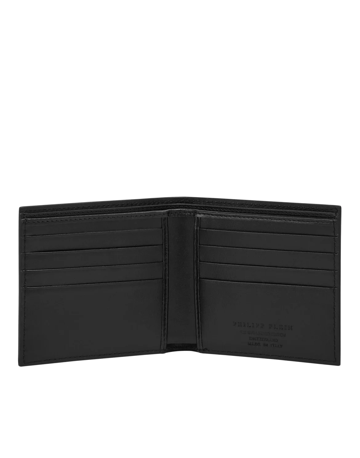 French wallet Iconic Plein, цвет: Черный