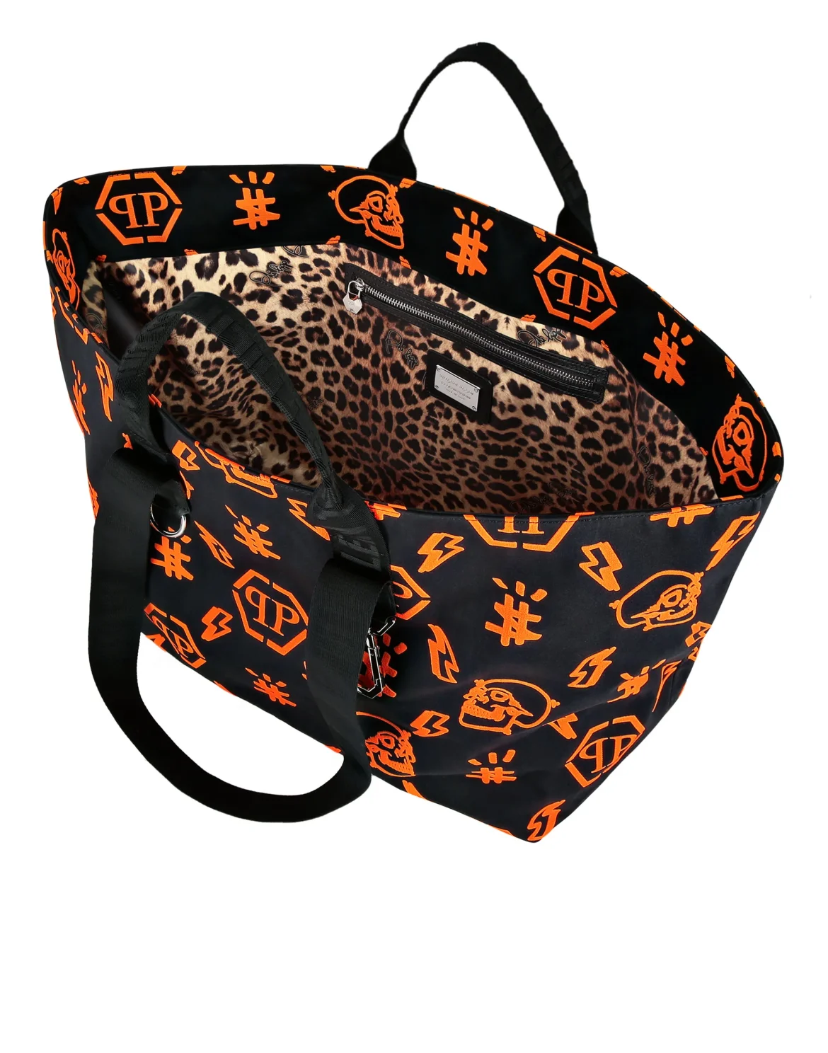 Nylon Tote Bag Monogram, цвет: Черный