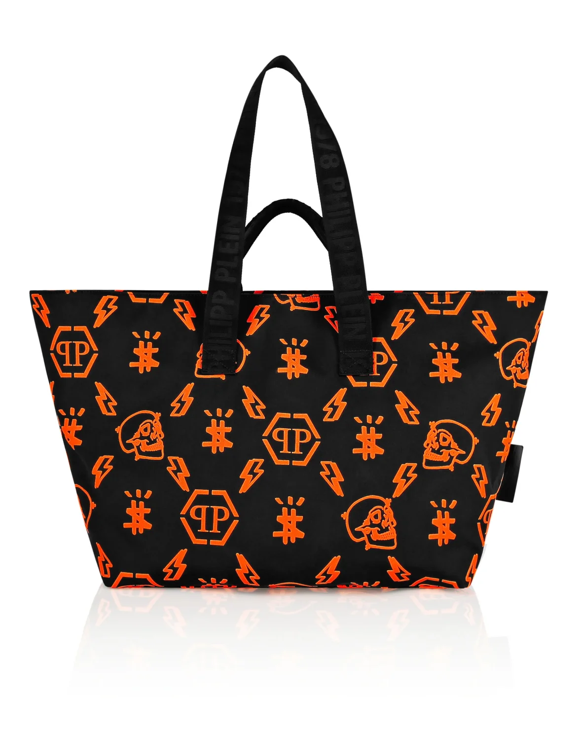 Nylon Tote Bag Monogram, цвет: Черный