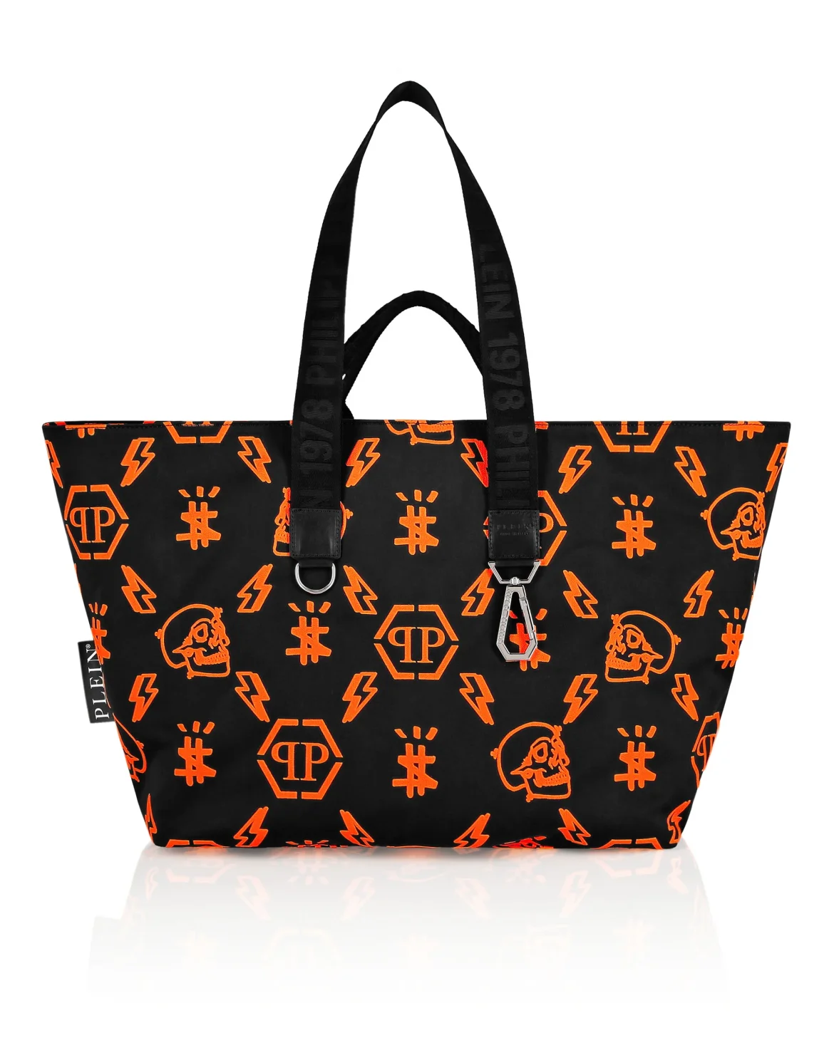 Nylon Tote Bag Monogram, цвет: Черный