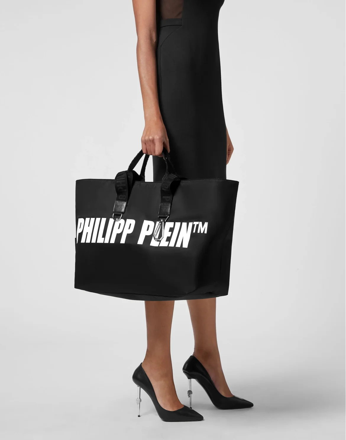 Nylon Tote Bag Philipp Plein TM, цвет: Черный