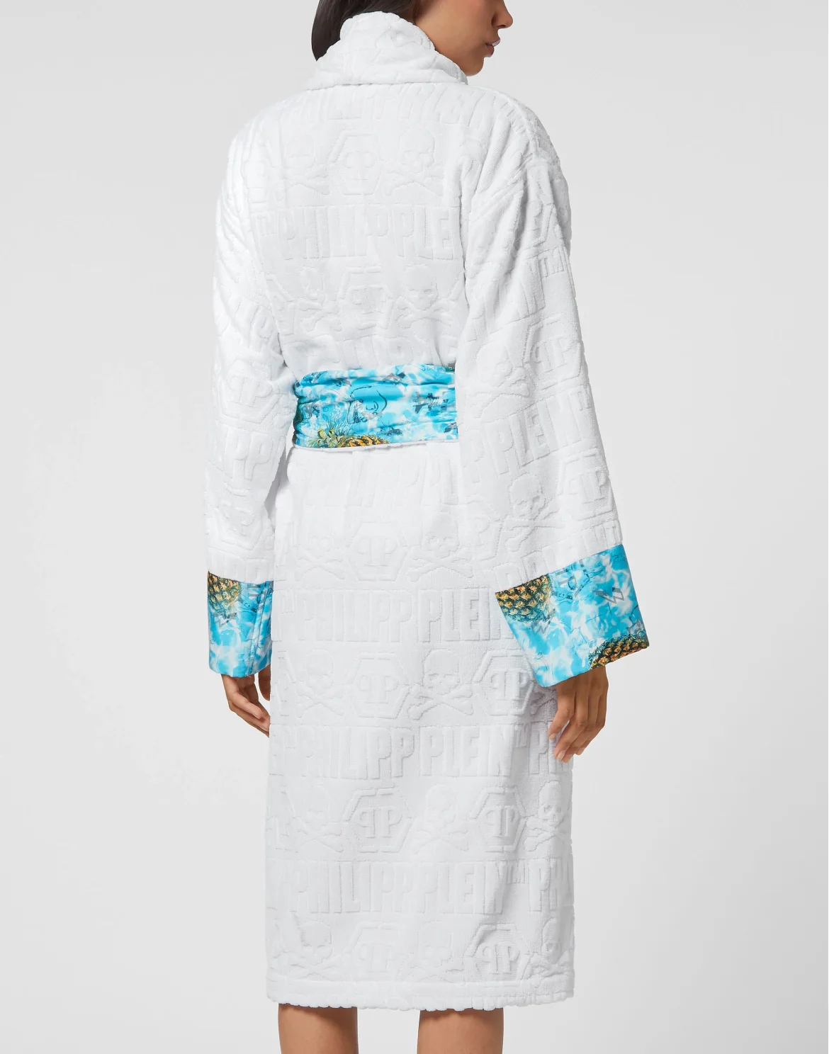 Bathrobe Pineapple Skies, цвет: Белый