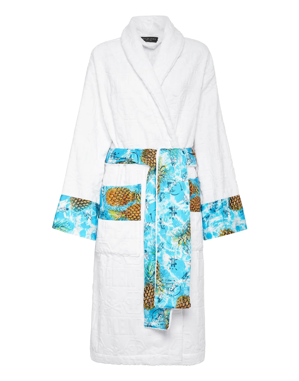 Bathrobe Pineapple Skies, цвет: Белый