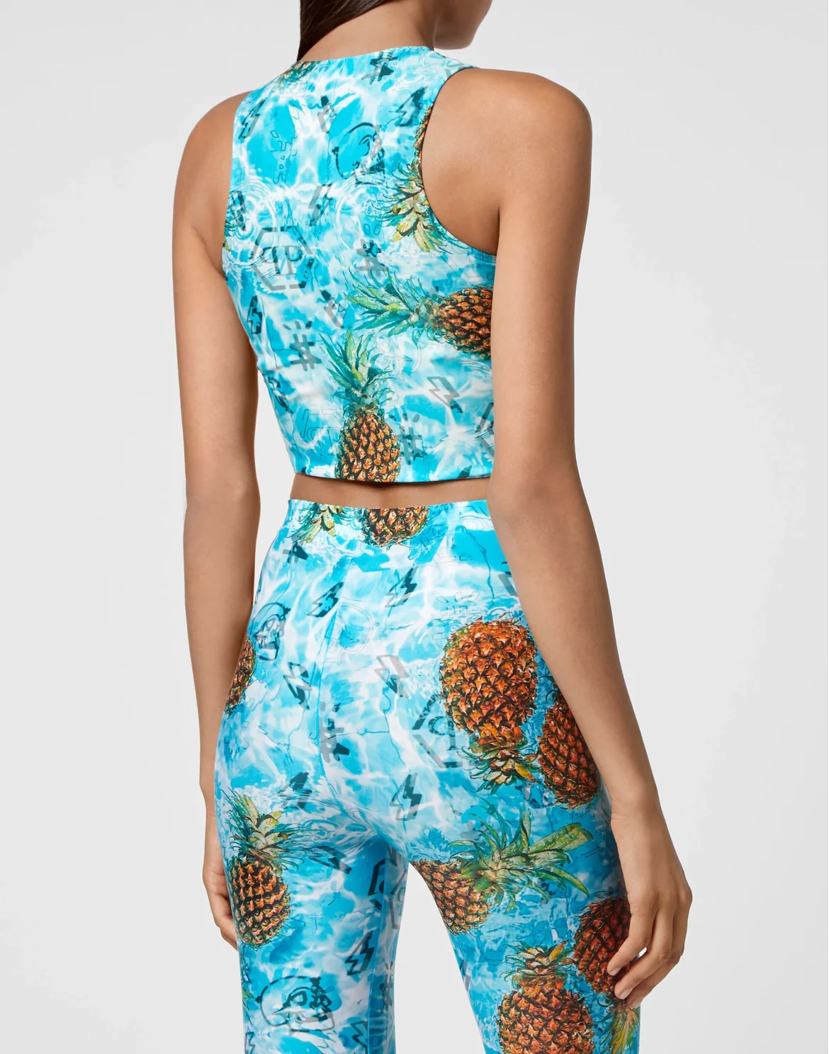 Crop Top Pineapple Skies, цвет: Мультиколор