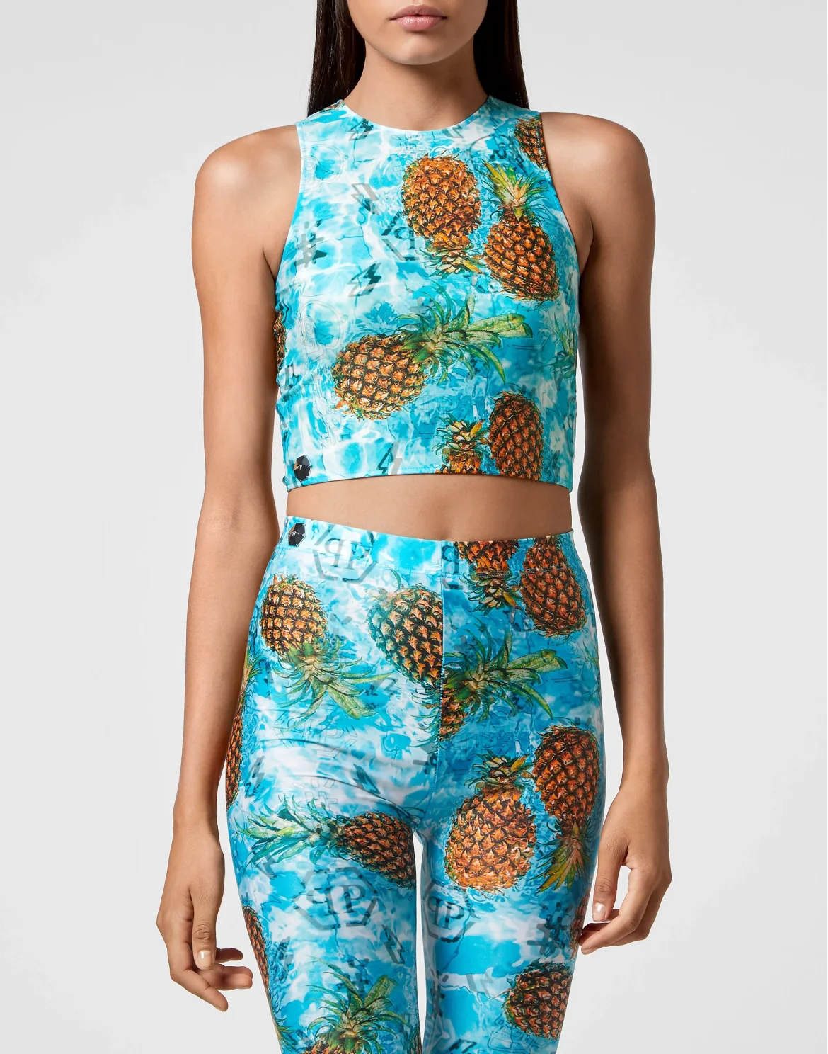 Crop Top Pineapple Skies, цвет: Мультиколор