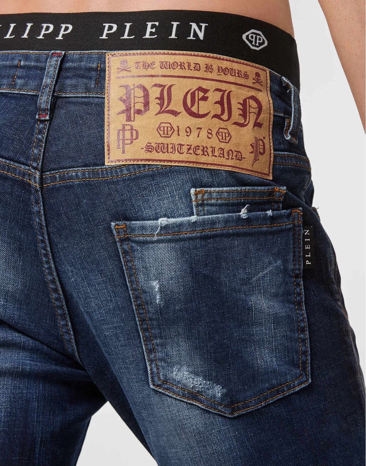 Denim Trousers Super Straight Cut, цвет: Синий