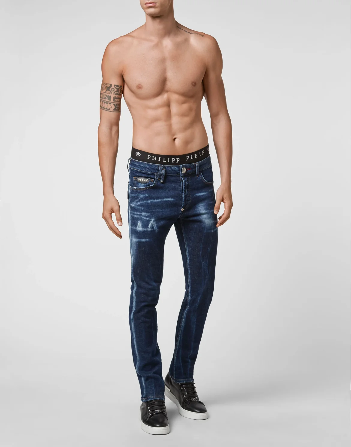 Denim Trousers Super Straight Cut, цвет: Синий