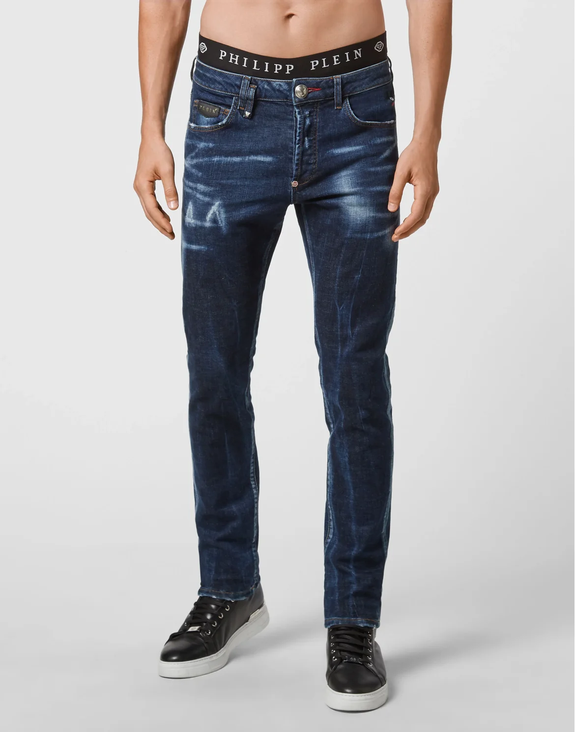 Denim Trousers Super Straight Cut, цвет: Синий