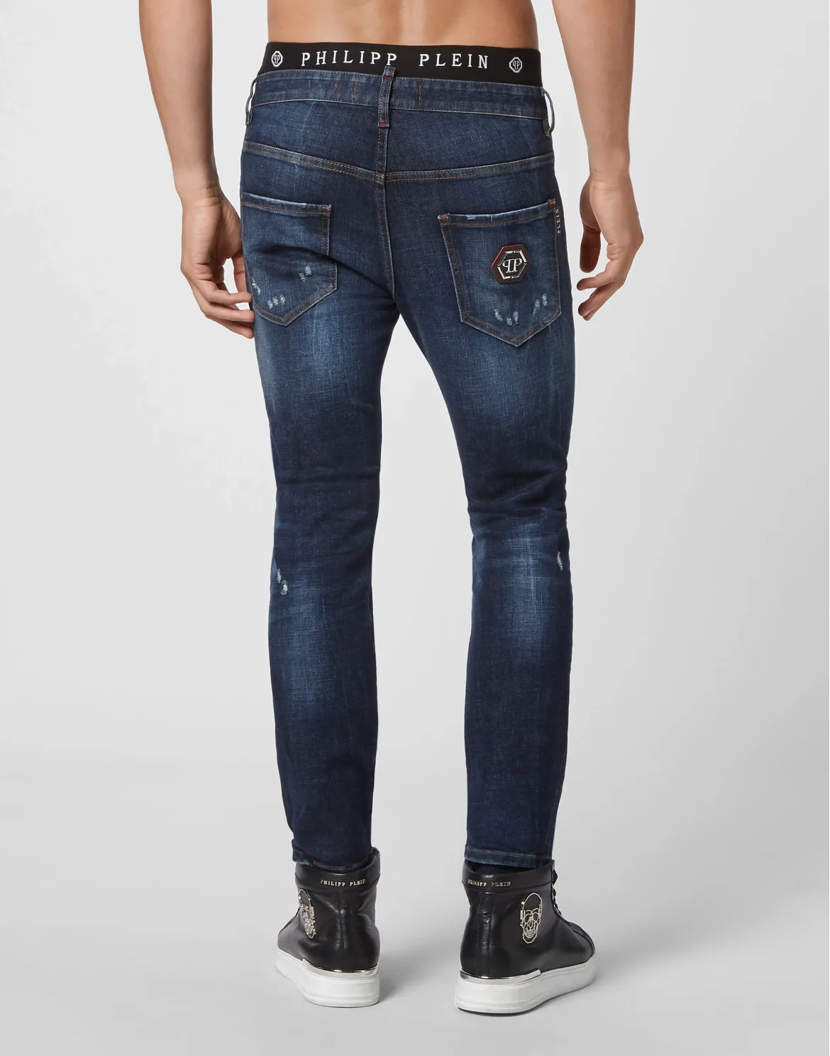 Denim Trousers Skinny Destroyed, цвет: Синий