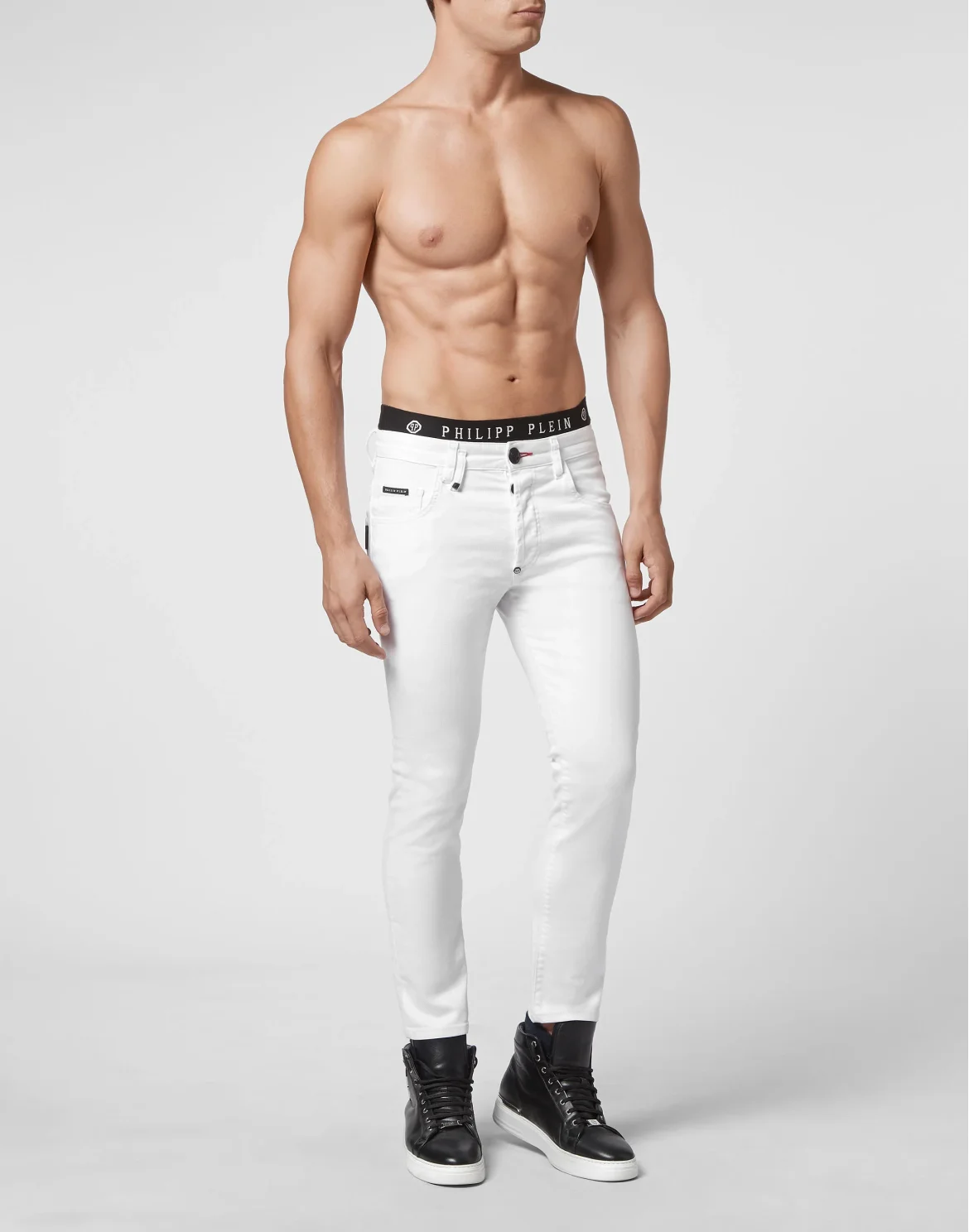 Denim Trousers Skinny, цвет: Белый