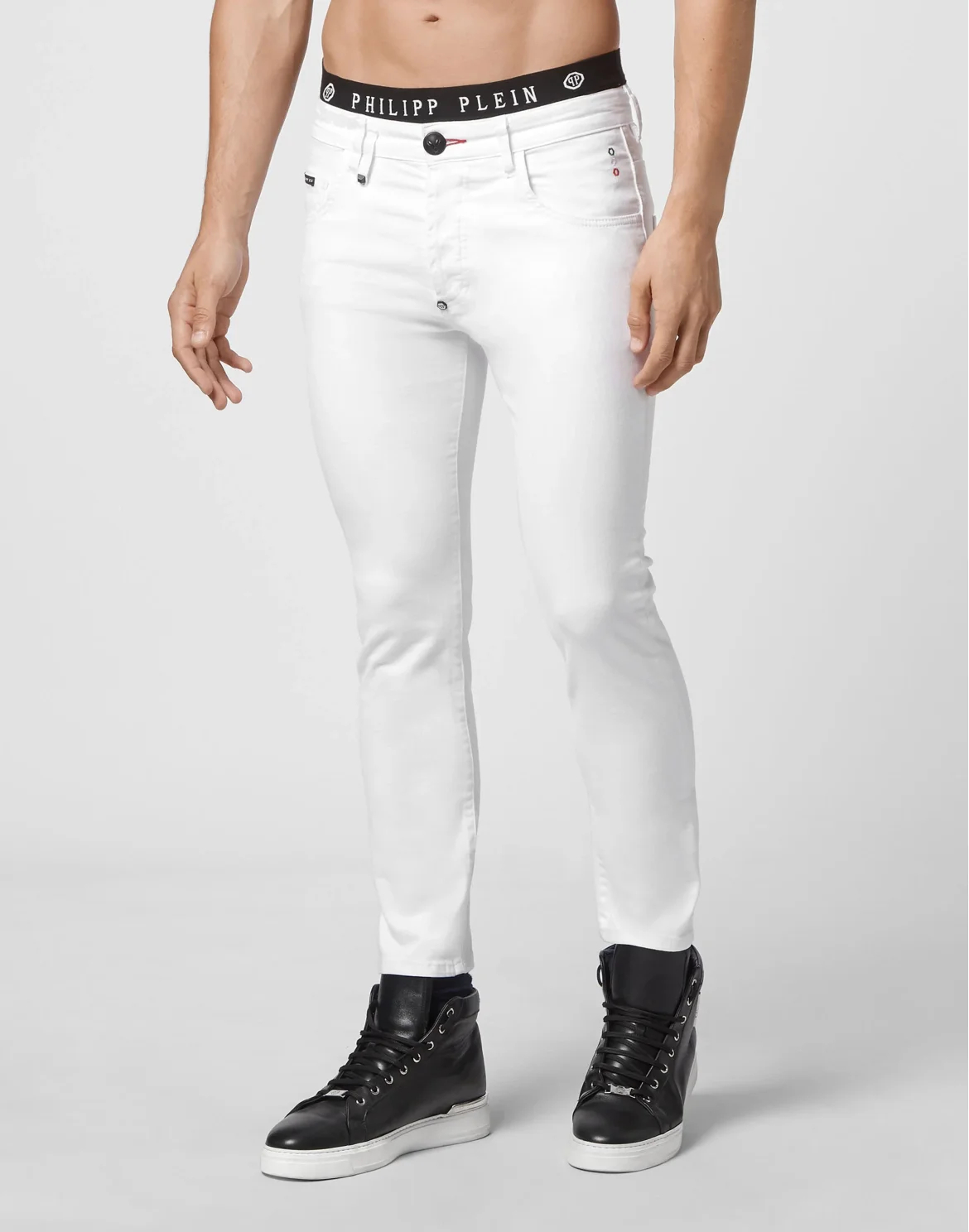 Denim Trousers Skinny, цвет: Белый