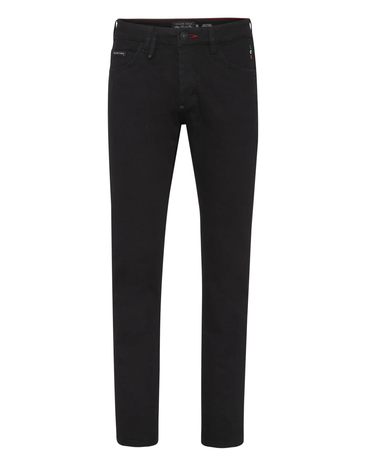 Denim Trousers Super Straight Cut Iconic Plein, цвет: Черный