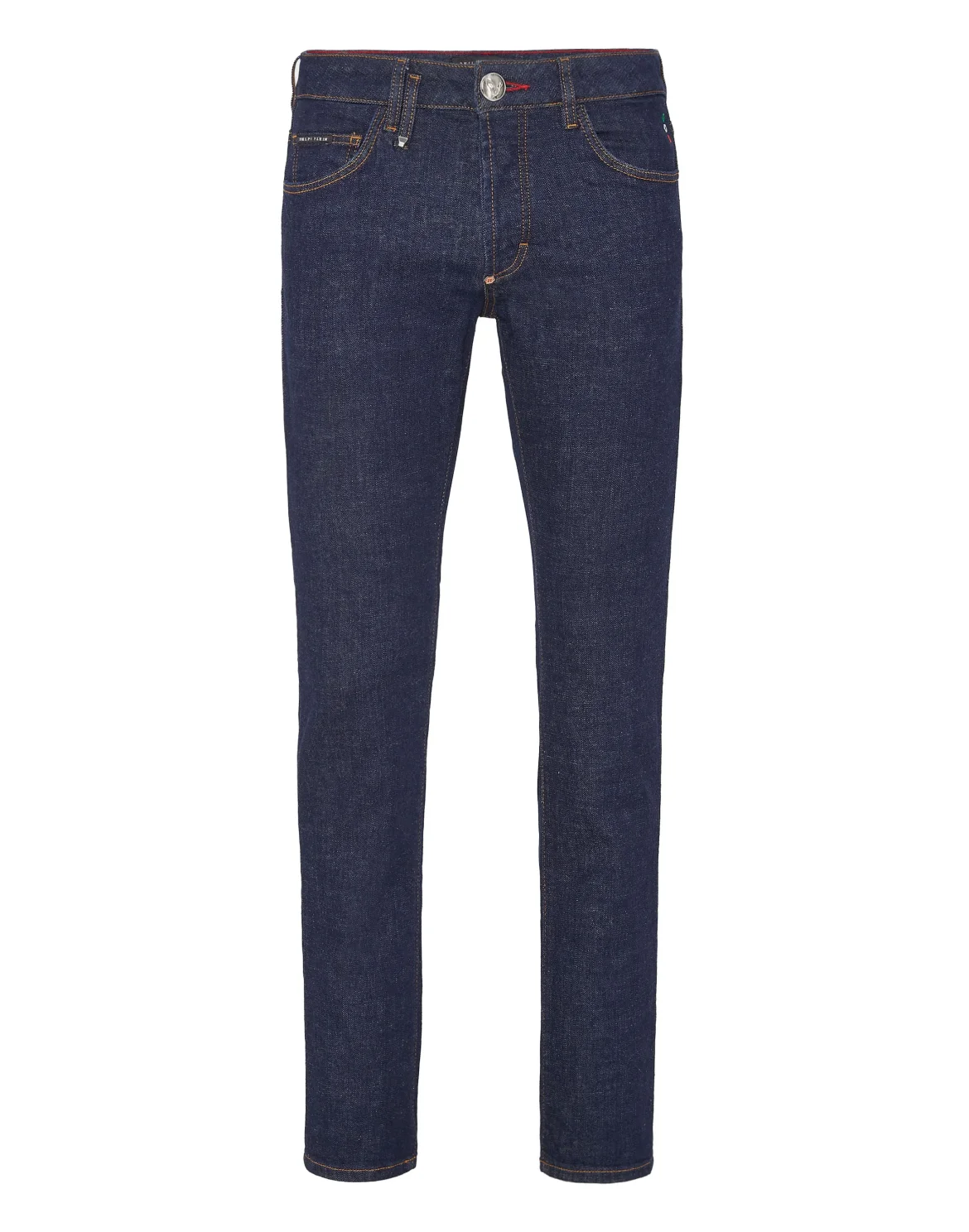 Denim Trousers Super Straight Cut Iconic Plein, цвет: Синий