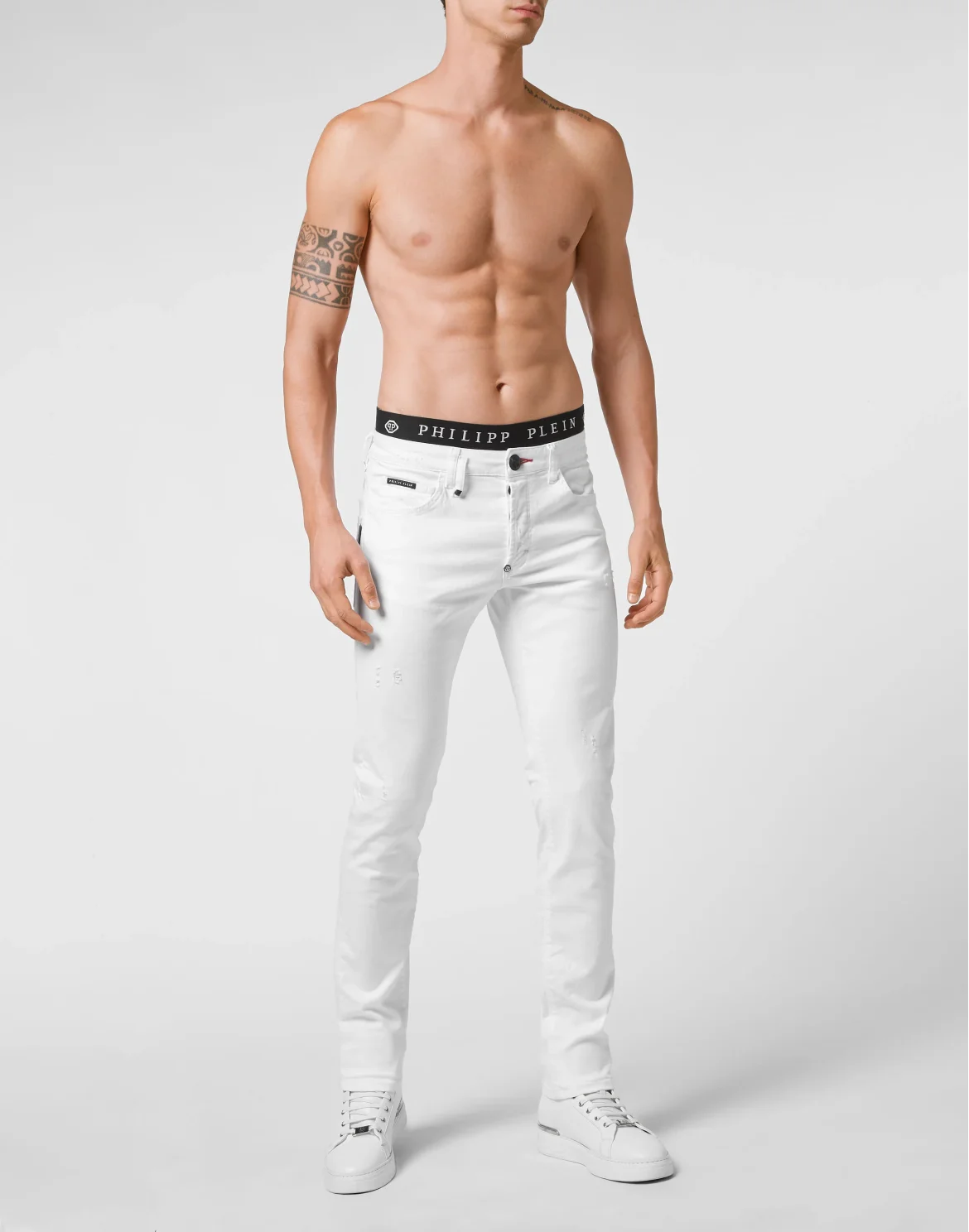 Denim Trousers Super Straight Cut, цвет: Белый