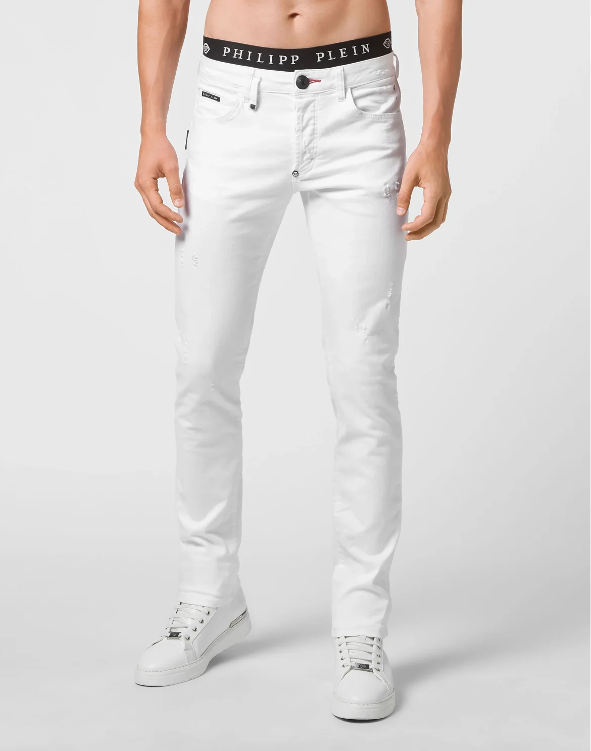 Denim Trousers Super Straight Cut, цвет: Белый