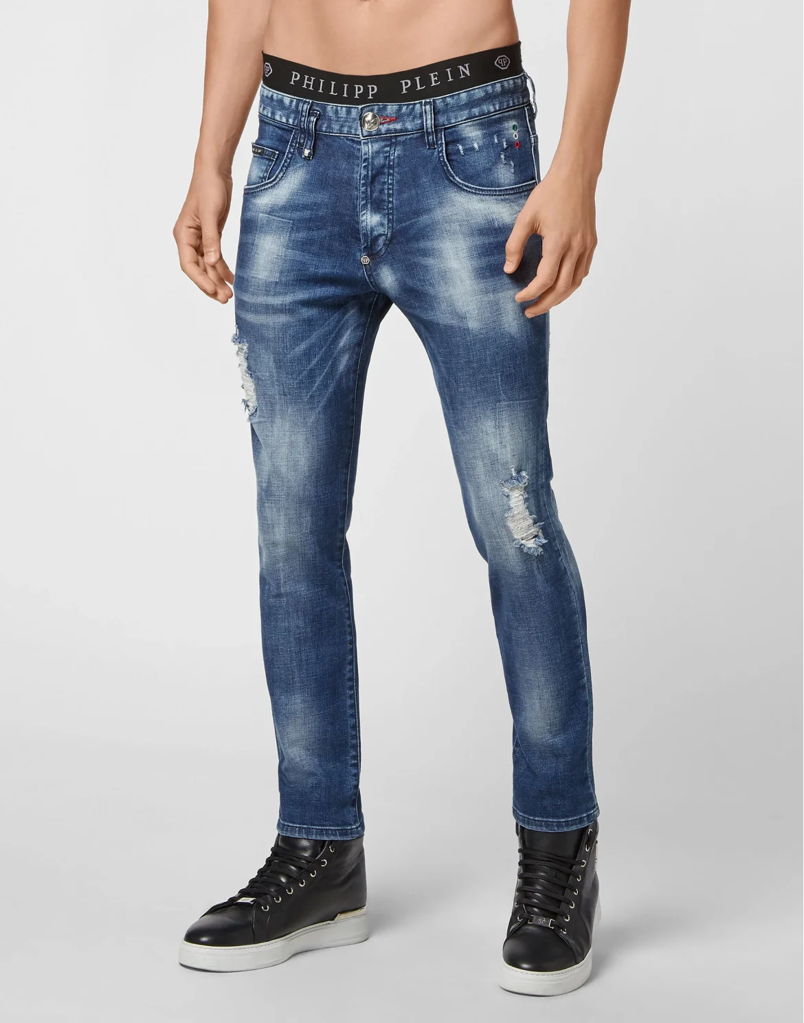 Denim Trousers Skinny, цвет: Синий