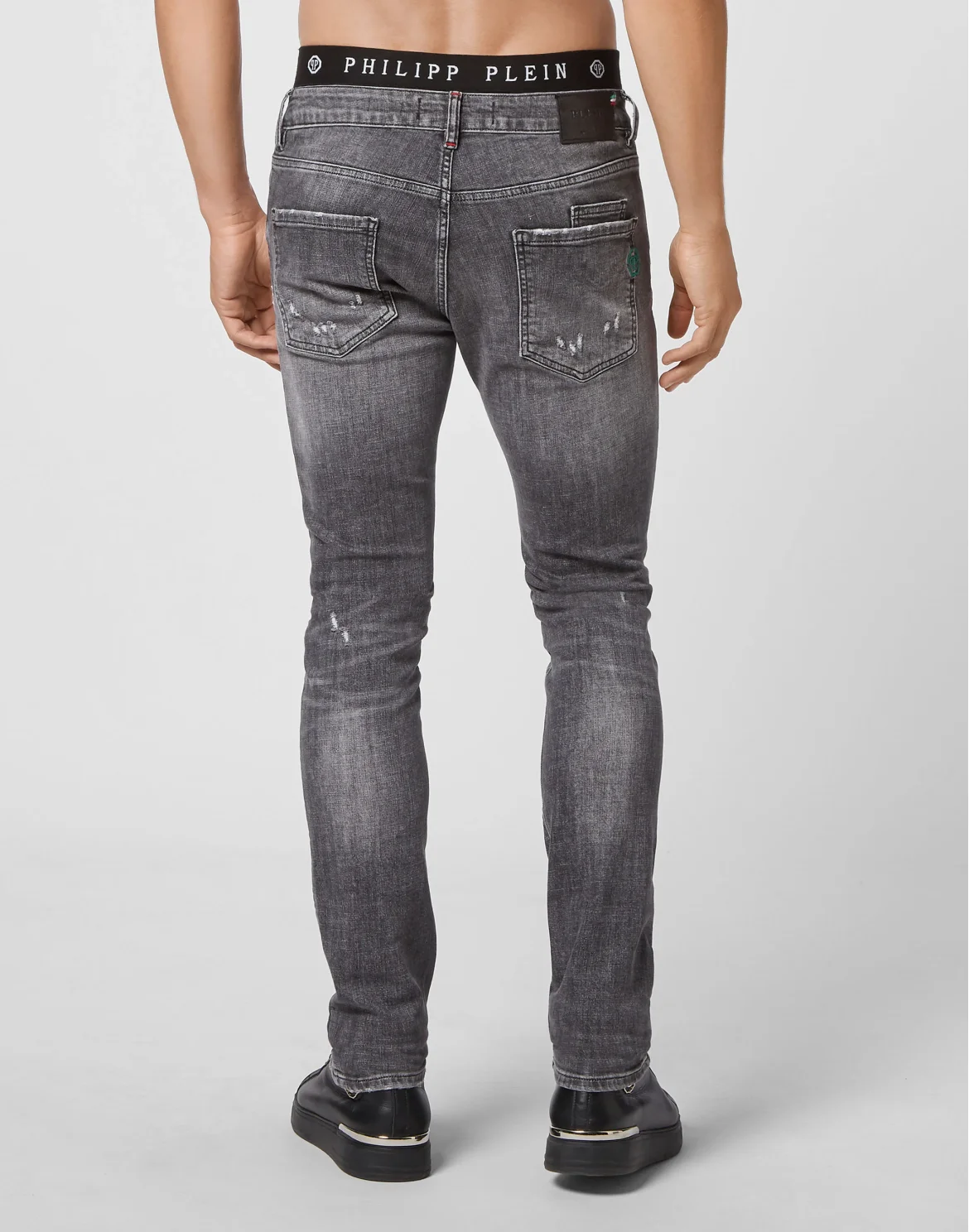 Denim Trousers Super Straight Cut, цвет: Серый