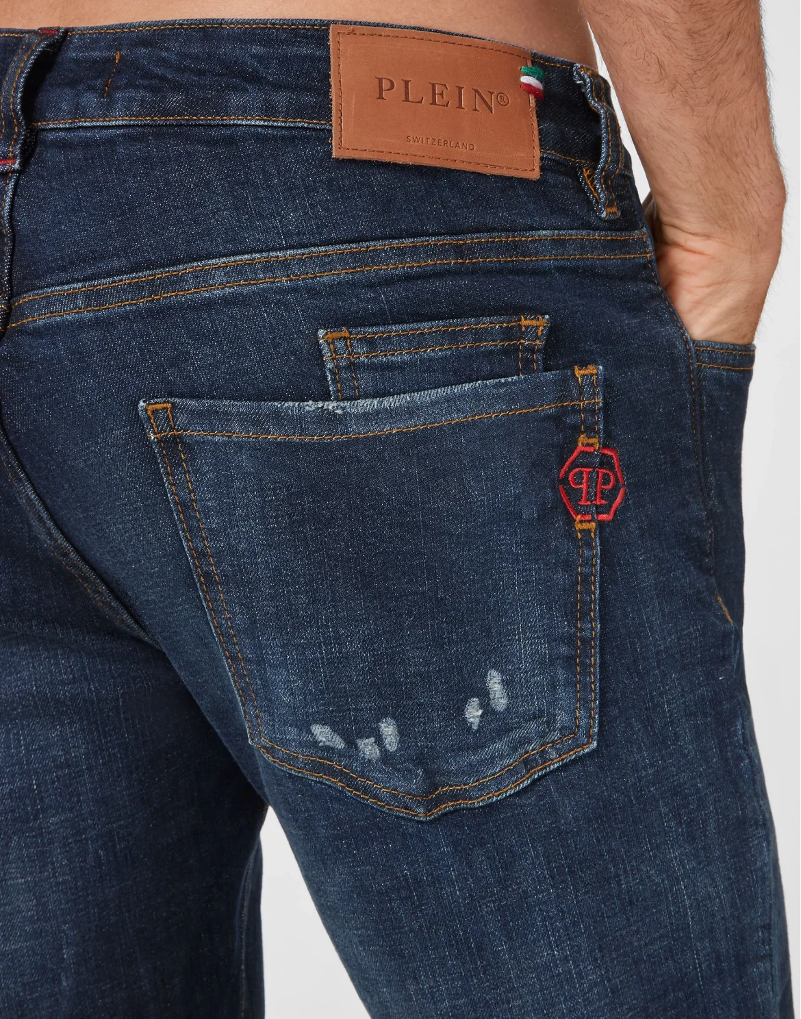 Denim Trousers Super Straight Cut, цвет: Синий