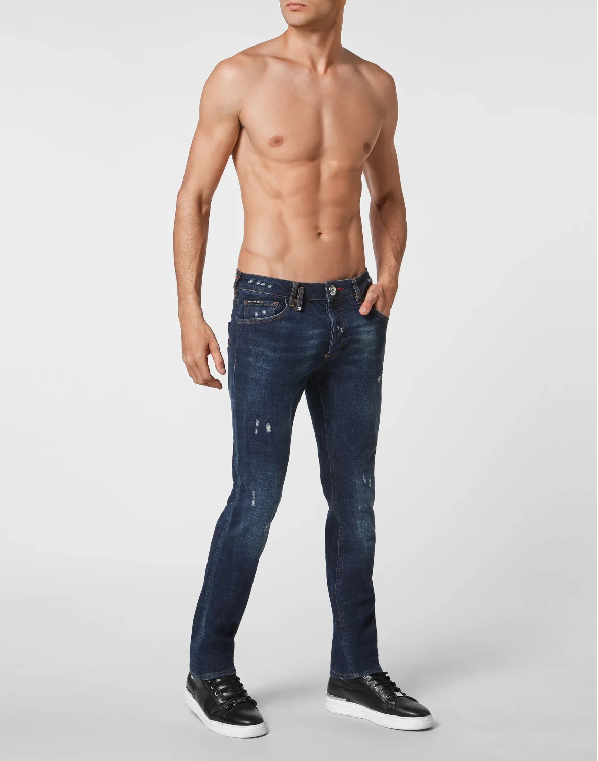 Denim Trousers Super Straight Cut, цвет: Синий