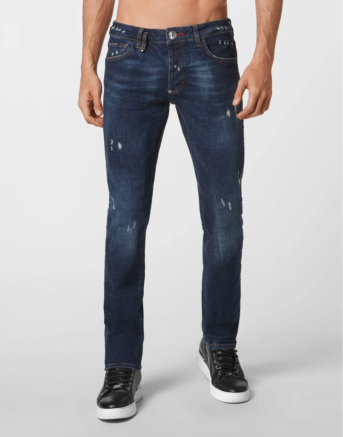 Denim Trousers Super Straight Cut, цвет: Синий