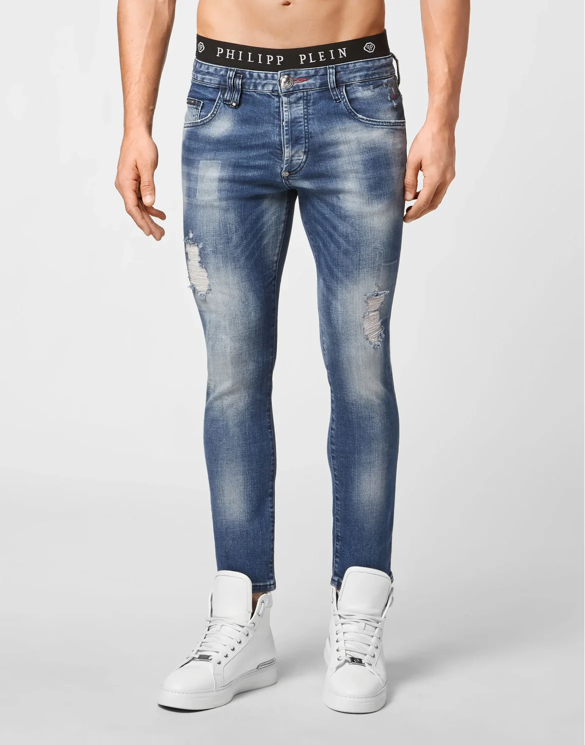 Denim Trousers Skinny, цвет: Синий