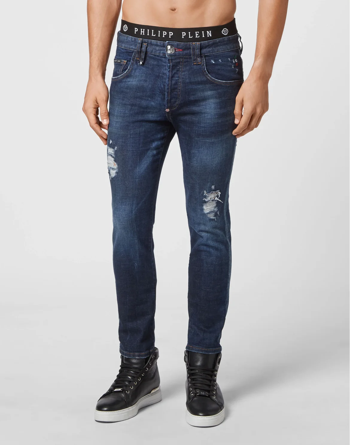Denim Trousers Skinny, цвет: Синий